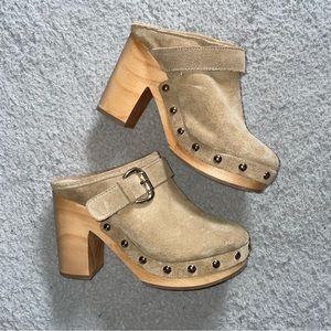 Steve Madden Mule Suede Heel